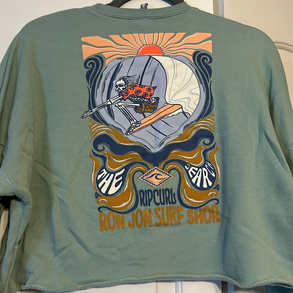 Ripcurl Ron Jon Surf Shop Cropped Sweatshirt